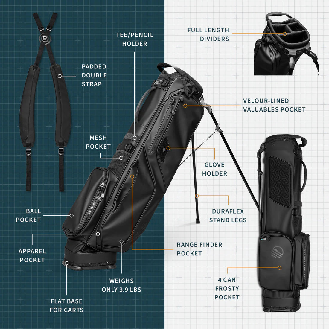 El Camino - Premium Vegan Leather - Black