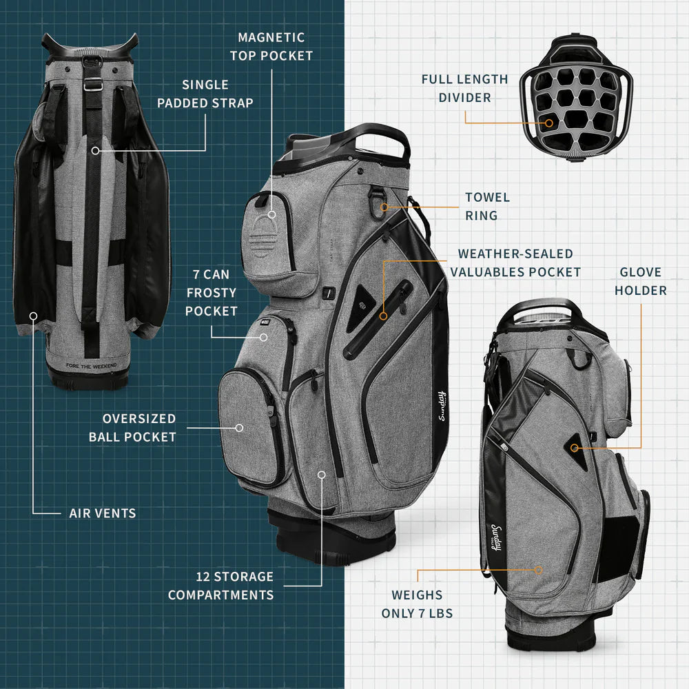 Big Rig - Heather Grey - Cart Bag