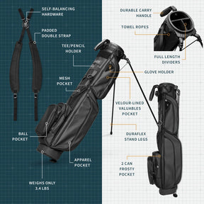 Loma XL - Premium Vegan Leather Black