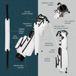 LOMA BAG - Premium Vegan Leather | White